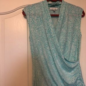 Cross front dress shirt